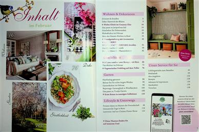 Wohnen & Garten Inhaltsverzeichnis
