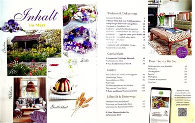 Wohnen & Garten Inhaltsverzeichnis