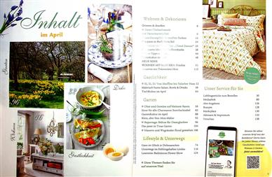 Wohnen & Garten Inhaltsverzeichnis