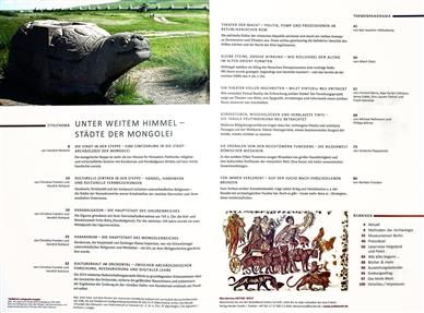 Antike Welt Inhaltsverzeichnis