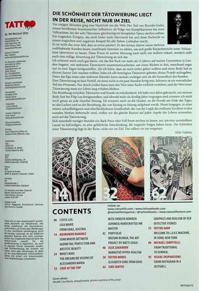Tattoo Life Inhaltsverzeichnis