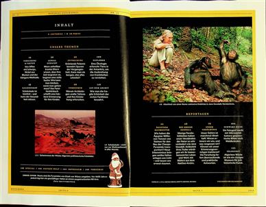 National Geographic Inhaltsverzeichnis