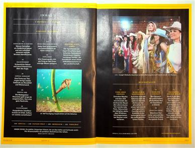 National Geographic Inhaltsverzeichnis
