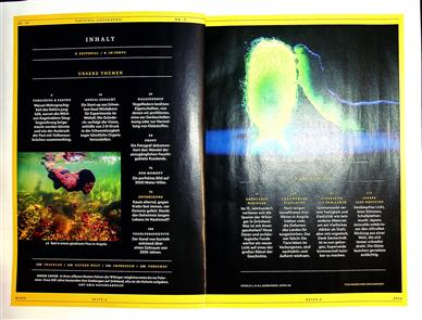 National Geographic Inhaltsverzeichnis