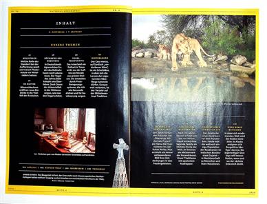 National Geographic Inhaltsverzeichnis