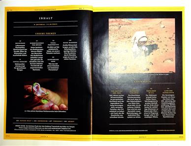 National Geographic Inhaltsverzeichnis