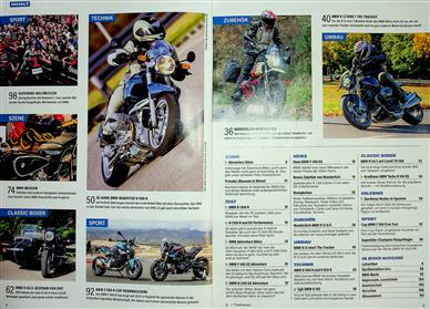 BMW Motorräder Inhaltsverzeichnis