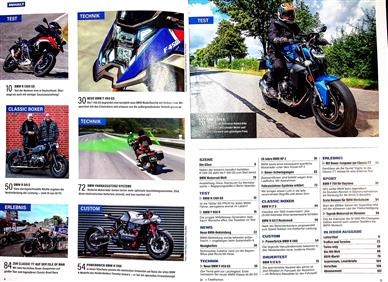 BMW Motorräder Inhaltsverzeichnis