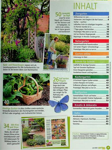 Gartenspaß Inhaltsverzeichnis
