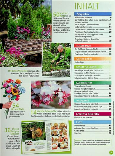 Gartenspaß Inhaltsverzeichnis