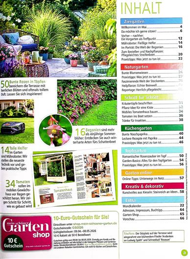 Gartenspaß Inhaltsverzeichnis