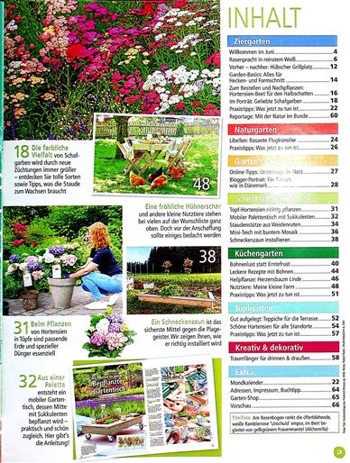 Gartenspaß Inhaltsverzeichnis