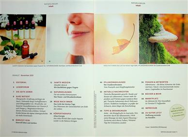 Natur & Heilen Inhaltsverzeichnis