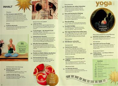 Yoga Aktuell Inhaltsverzeichnis