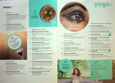 Yoga Aktuell Inhaltsverzeichnis