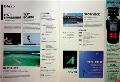 Kite Magazin Inhaltsverzeichnis