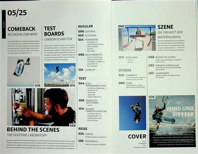 Kite Magazin Inhaltsverzeichnis
