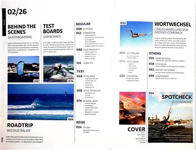 Kite Magazin Inhaltsverzeichnis