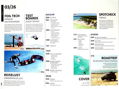 Kite Magazin Inhaltsverzeichnis