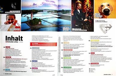 P.M. Schneller schlau Inhaltsverzeichnis