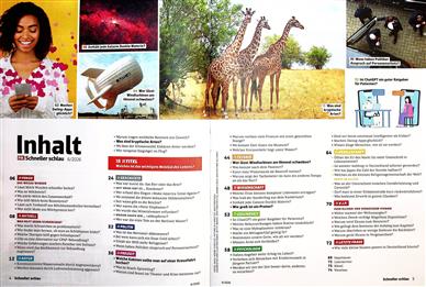 P.M. Schneller schlau Inhaltsverzeichnis