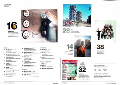 Business Spotlight Inhaltsverzeichnis
