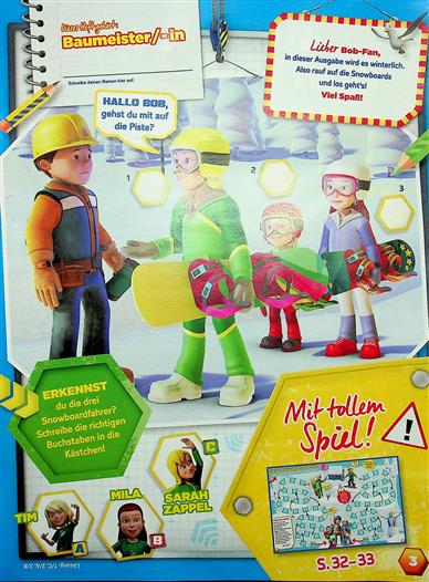 Bob der Baumeister Inhaltsverzeichnis