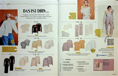 Burda easy Inhaltsverzeichnis