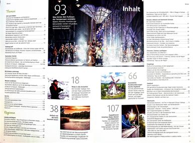 Sachsen Magazin 2026 Inhaltsverzeichnis