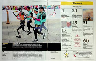 Guardian Weekly Inhaltsverzeichnis