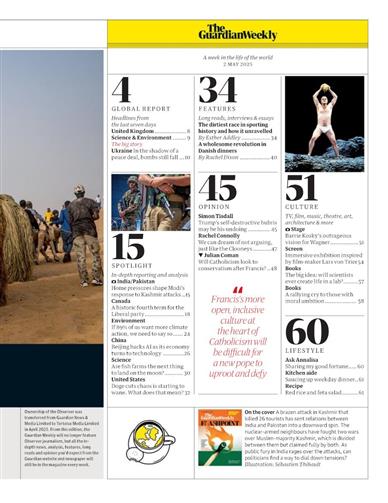 Guardian Weekly Inhaltsverzeichnis