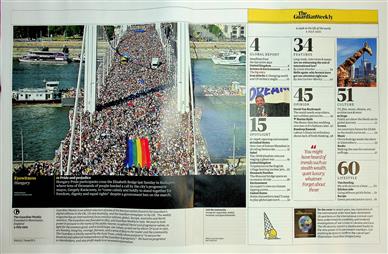 Guardian Weekly Inhaltsverzeichnis