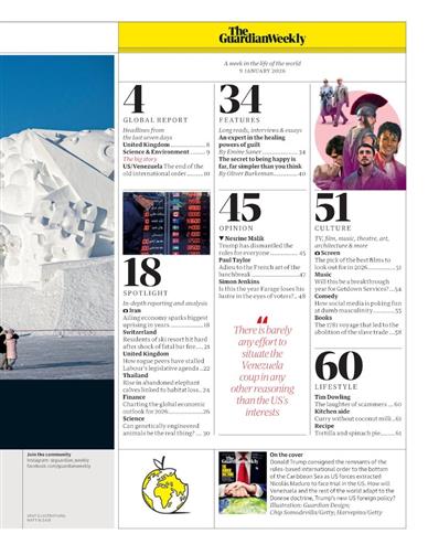 Guardian Weekly Inhaltsverzeichnis