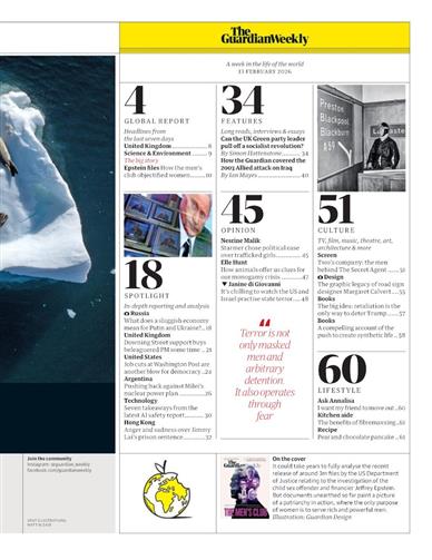 Guardian Weekly Inhaltsverzeichnis