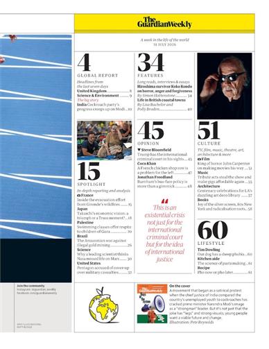 Guardian Weekly Inhaltsverzeichnis