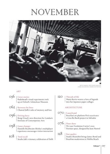 Wallpaper Inhaltsverzeichnis