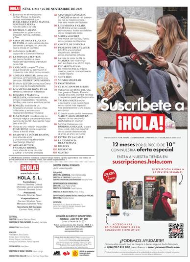 Hola Inhaltsverzeichnis