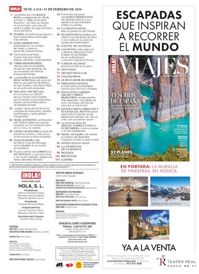 Hola Inhaltsverzeichnis