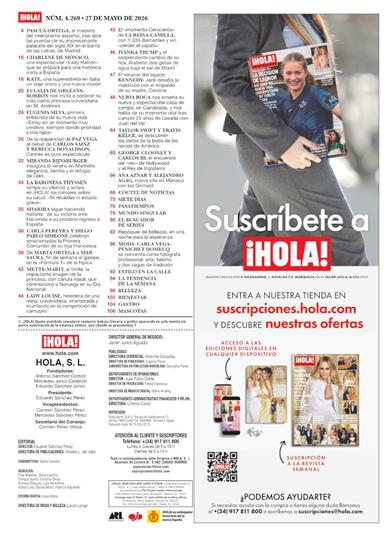 Hola Inhaltsverzeichnis