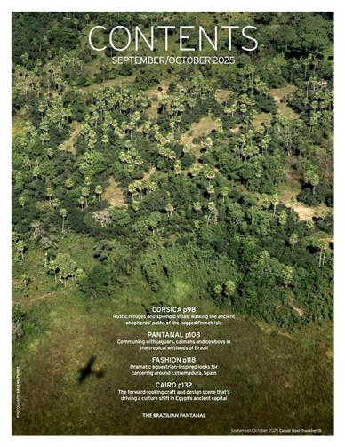 Conde Nast Traveller (UK) Inhaltsverzeichnis