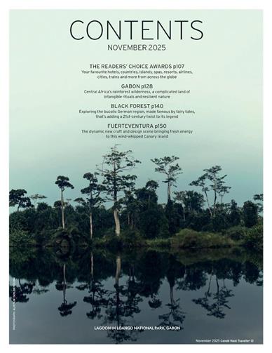 Conde Nast Traveller (UK) Inhaltsverzeichnis