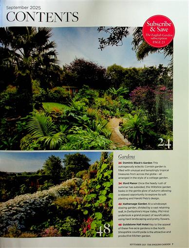 English Garden Inhaltsverzeichnis