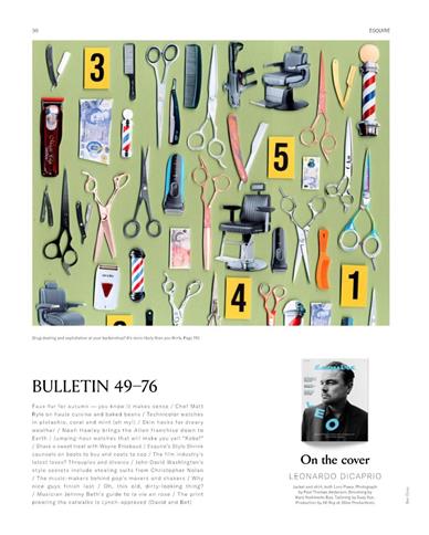 Esquire (UK) Inhaltsverzeichnis