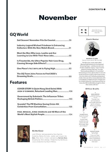 GQ (UK) Inhaltsverzeichnis