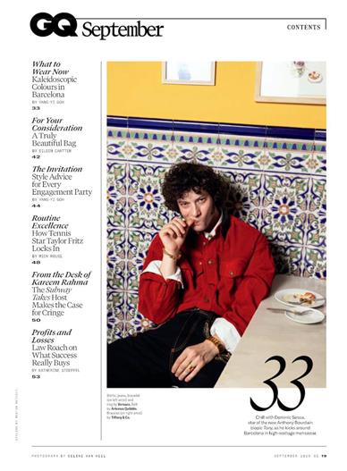 GQ (UK) Inhaltsverzeichnis
