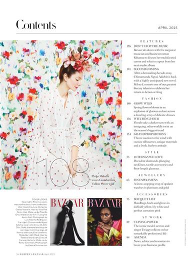 Harpers Bazaar (UK) Inhaltsverzeichnis