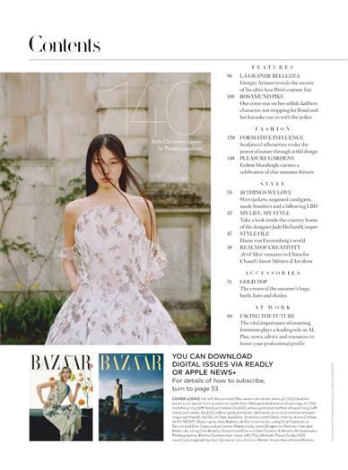 Harpers Bazaar (UK) Inhaltsverzeichnis