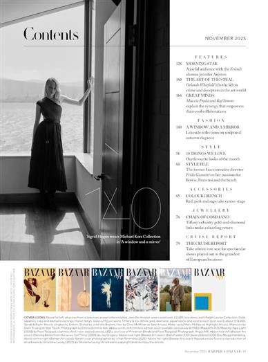 Harpers Bazaar (UK) Inhaltsverzeichnis