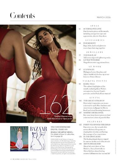 Harpers Bazaar (UK) Inhaltsverzeichnis