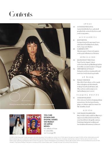 Harpers Bazaar (UK) Inhaltsverzeichnis
